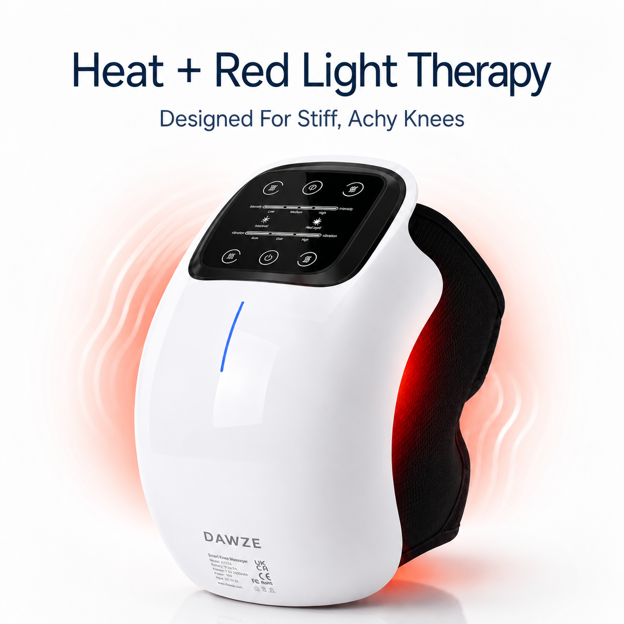 DAWZE KneeRevive™ — 3-in-1 Heat, Red Light & Massage Therapy