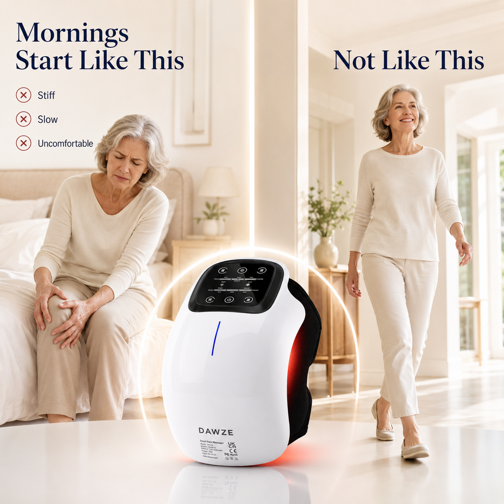 DAWZE KneeRevive™ — 3-in-1 Heat, Red Light & Massage Therapy